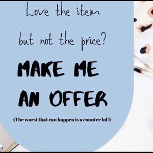 Willing to negotiate if the price is right :)